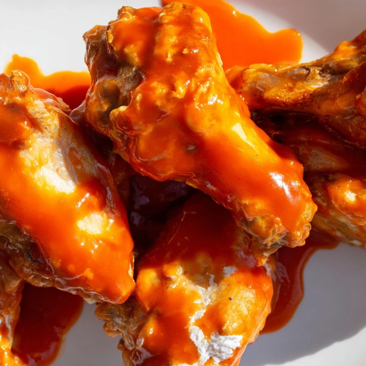 Golden, crispy Buffalo Wings tossed in tangy red sauce, served with celery sticks and blue cheese dip.