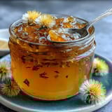 dandelion lemon honey jelly