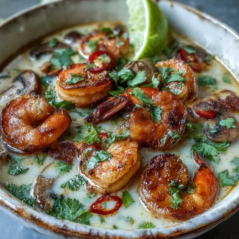 Thai Coconut Shrimp Soup