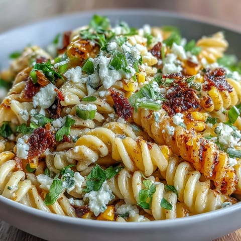 Elote Corn Pasta Cotija