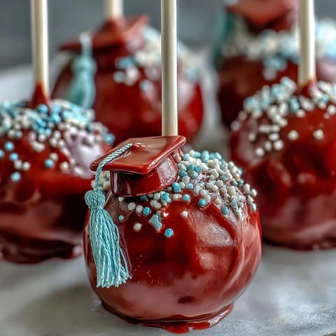 Graduation Cake Pops School Colors