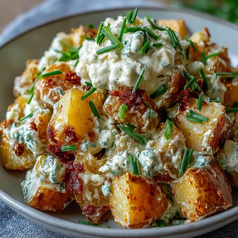 Tender Yukon Gold potatoes piled high in this Juneteenth Soul Food Potato Salad.